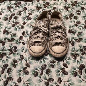 Converse Leopard Print Kids Sneakers
